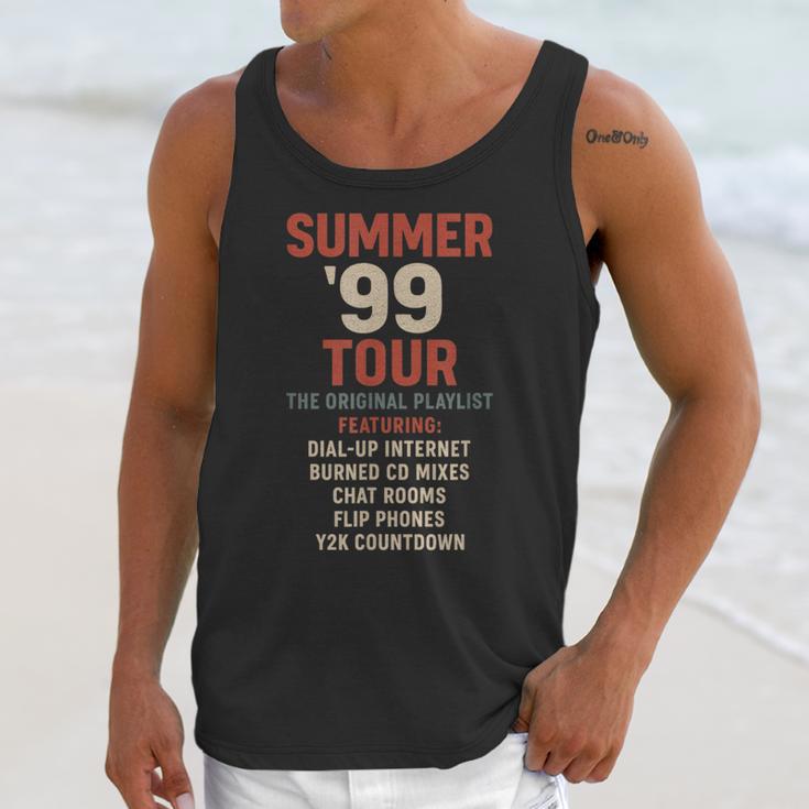 Summer 99 Tour Original Playlist Retro Nostalgia Unisex Tank Top