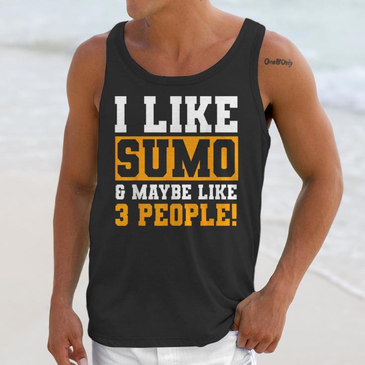 Sumo Wrestling Introvert Wrestler Sumotori Japanese Sport Unisex Tank Top