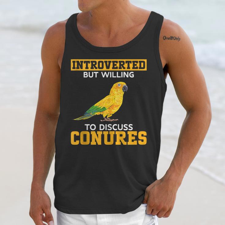 Sun Conure Introvert Parrot Bird Sun Conure Unisex Tank Top Sun Conure Introvert Parrot Bird Sun Conure Unisex Tank Top
