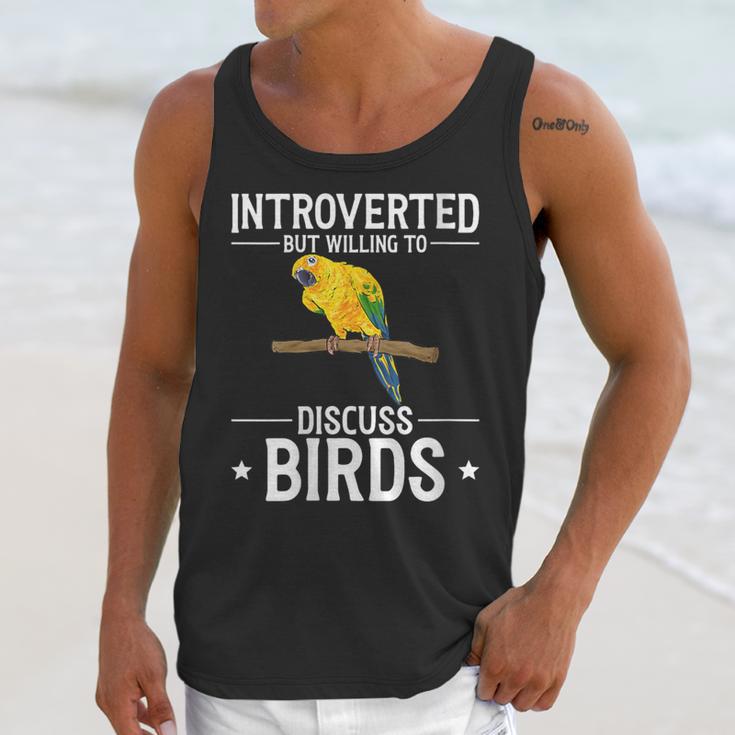 Sun Conure Introvert Parrot Bird Sun Conure Unisex Tank Top