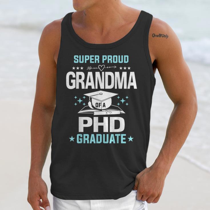 Super Proud Grandma Of A PHD Graduate Senior Graduation Unisex Tank Top