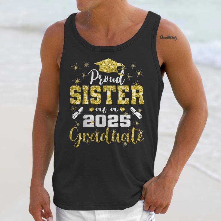 Super Proud Sister Of 2025 Graduate Senior Graduation Family Unisex Tank Top