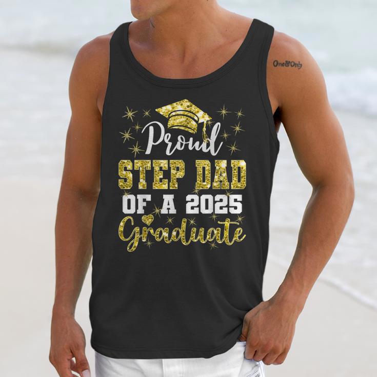 Super Proud Step Dad Of 2025 Graduate Graduation Family Unisex Tank Top