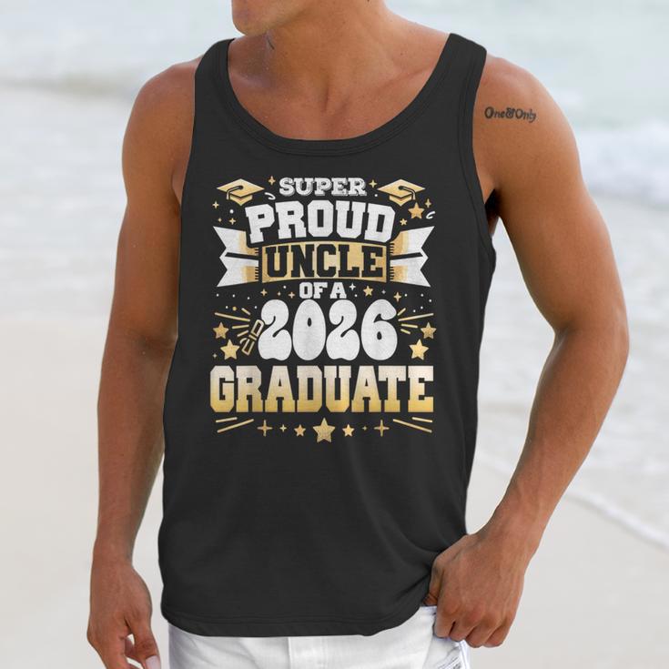 Super Proud Uncle Of A Class Of 2026 Graduate Graduation Unisex Tank Top