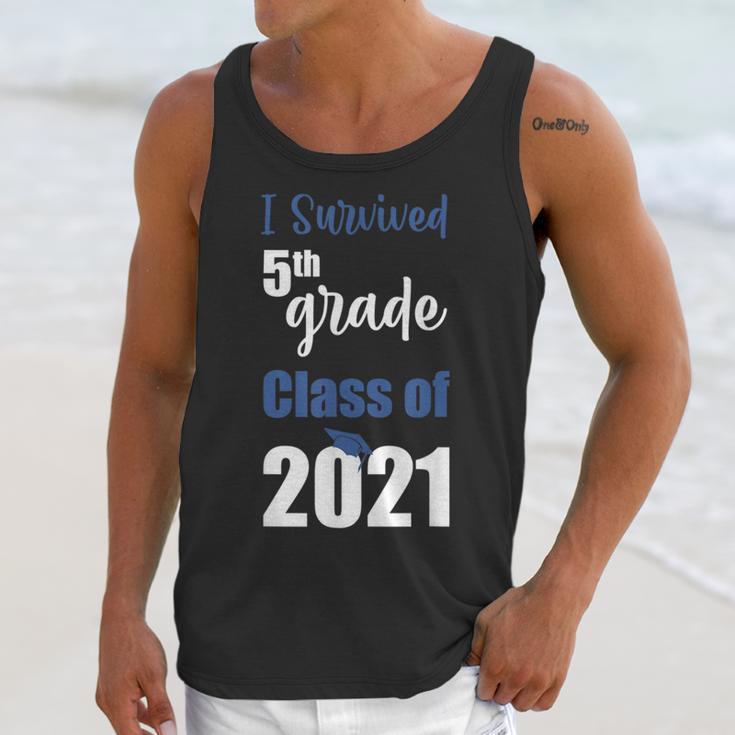 I Survived 5th Grade Class Of 2021 Quarantined Graduation 2 Unisex Tank Top