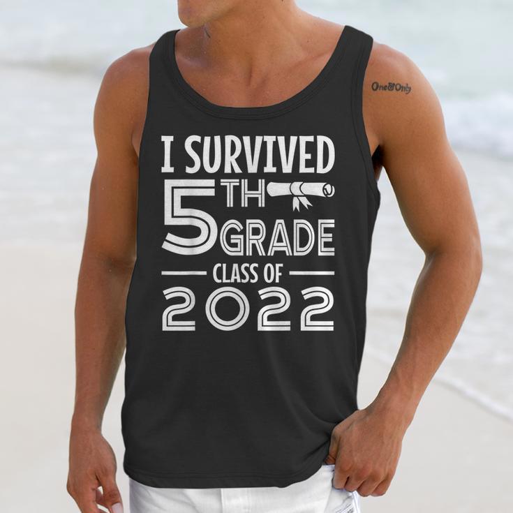 I Survived 5th Grade Class Of 2022 Graduation Student Unisex Tank Top