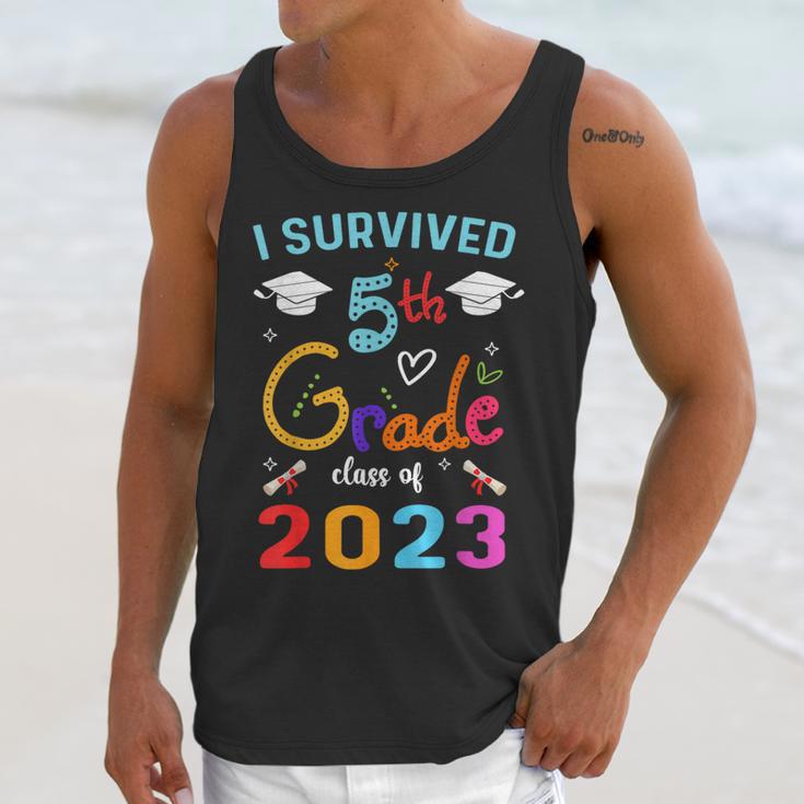 I Survived 5th Grade Graduation Class 2023 Elementary Unisex Tank Top