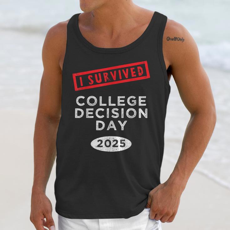 I Survived College Decision Day Graduation Class Of 25 Unisex Tank Top