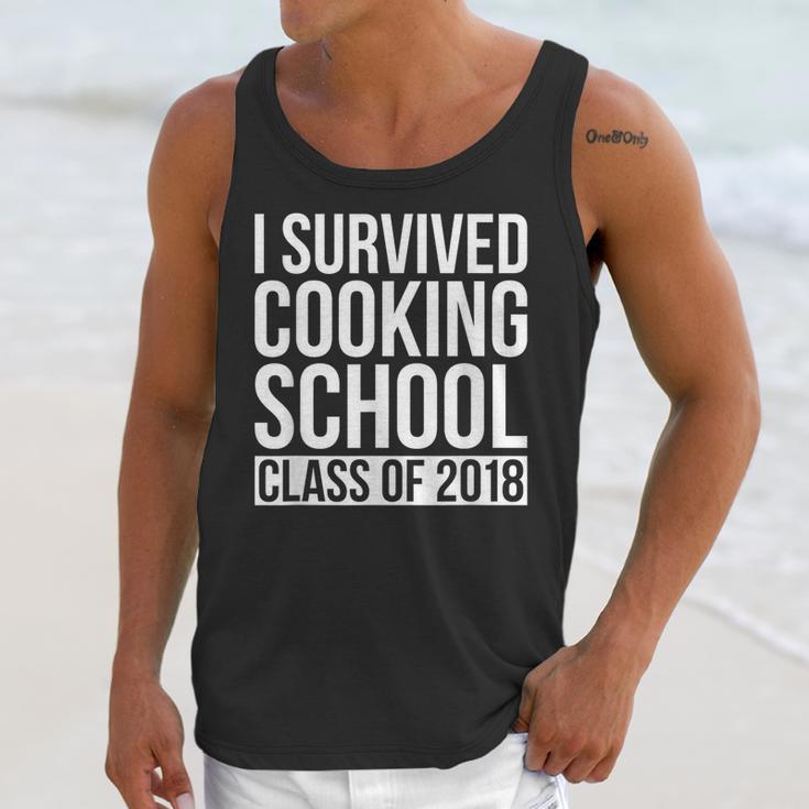 I Survived Cooking School Class Of 2018 Graduation Unisex Tank Top