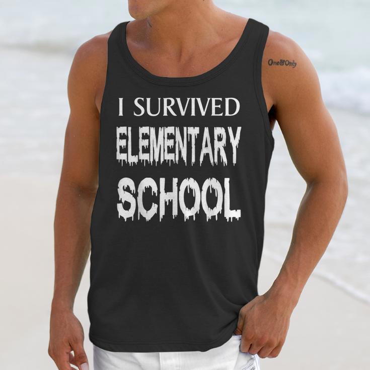 I Survived Elementary School Graduation Shirt T-Shirt Unisex Tank Top