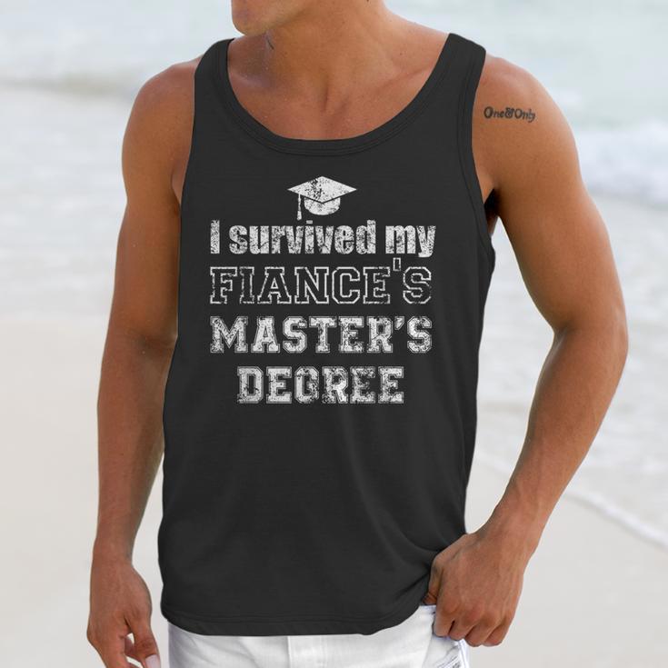 i Survived My Fiances Masters Degree Graduation Mastered It Unisex Tank Top