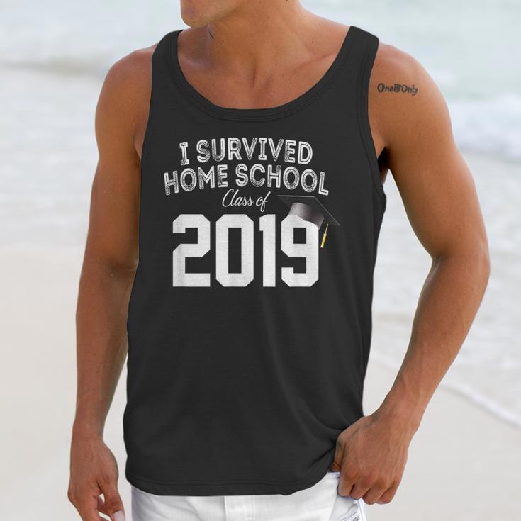 I Survived Home School Class Of 2019 Graduation t Shirt Unisex Tank Top