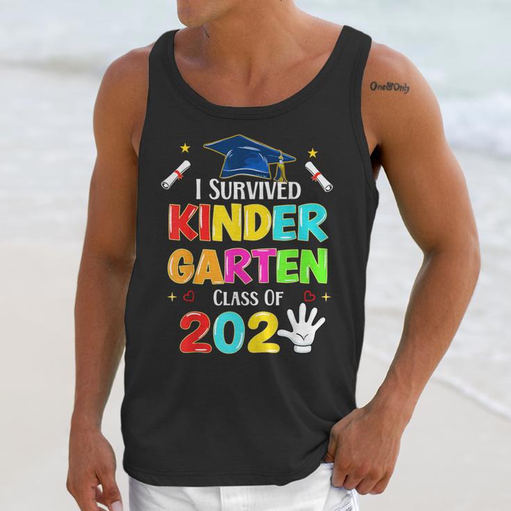 I Survived Kindergarten Graduation 2025 Graduate Boys Girls Unisex Tank Top