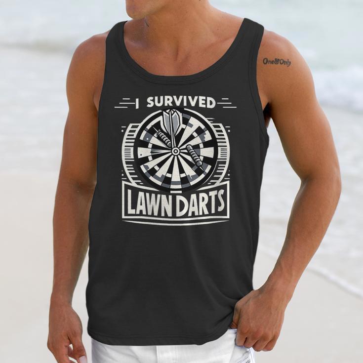 I Survived Lawn Darts Classic Yard Nostalgia Game Fun Unisex Tank Top I Survived Lawn Darts Classic Yard Nostalgia Game Fun Unisex Tank Top