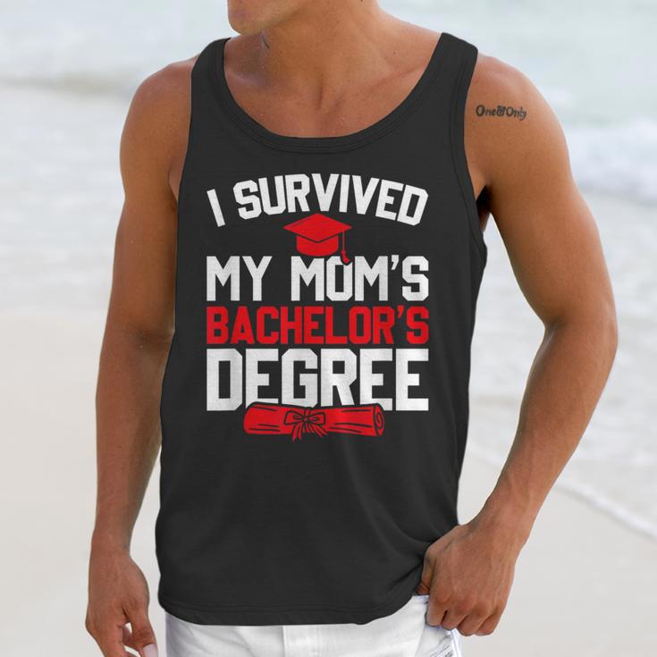 I Survived My Mom's Bachelor's Degree Graduation Unisex Tank Top