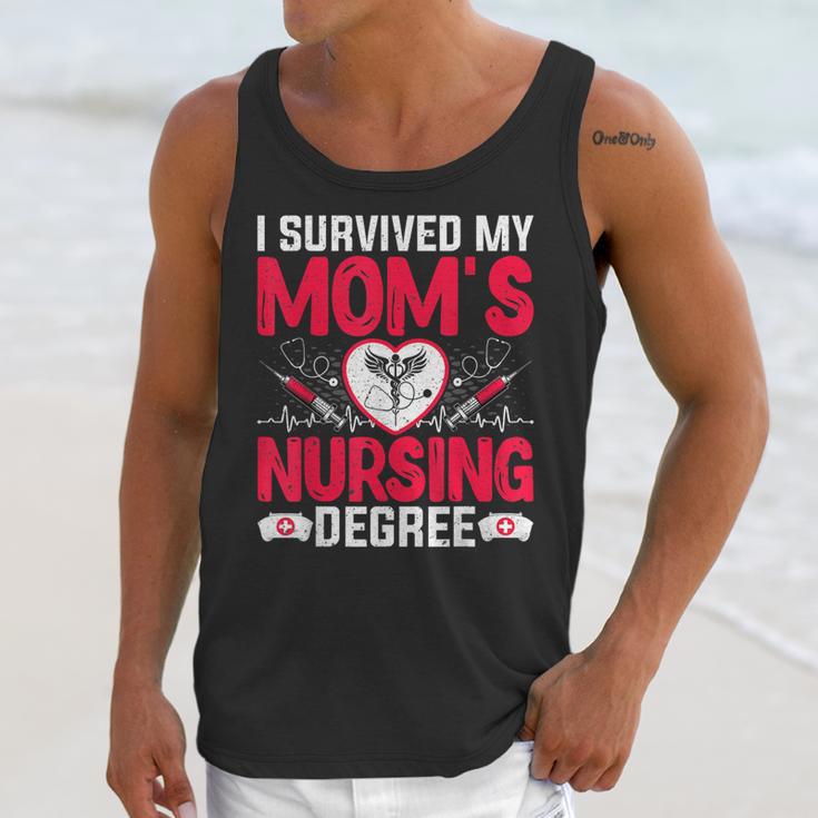 I Survived My Mom’s Nursing Degree Nurse Nursing Graduation Unisex Tank Top