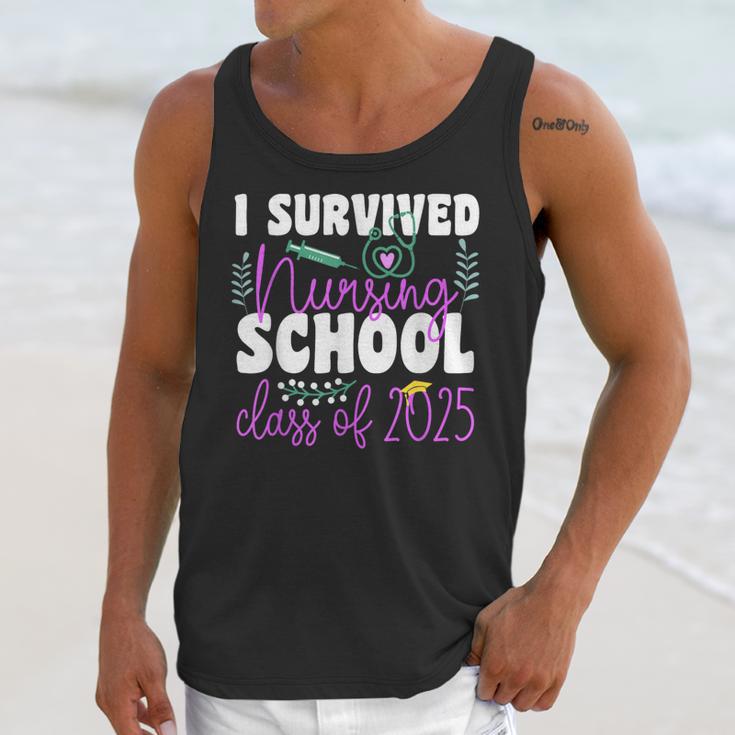 I Survived Nursing School Class Of 2025 New Nurse Graduation Unisex Tank Top