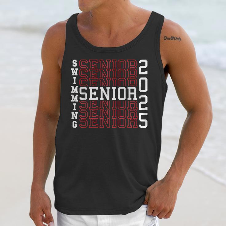 Swimming Senior Night Swimming Senior 2025 Graduation 40 Unisex Tank Top