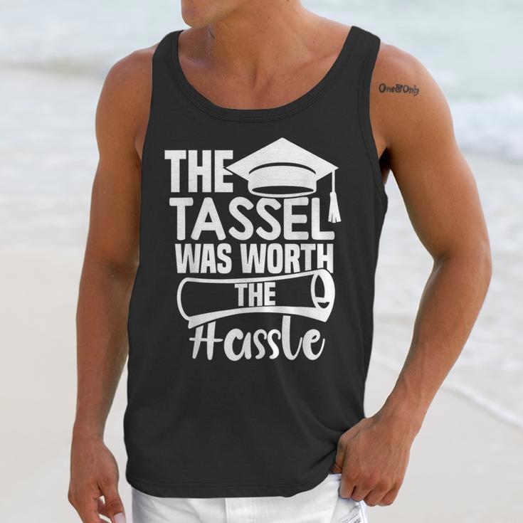 The Tassel Was Worth The Hassle Graduation Class Unisex Tank Top