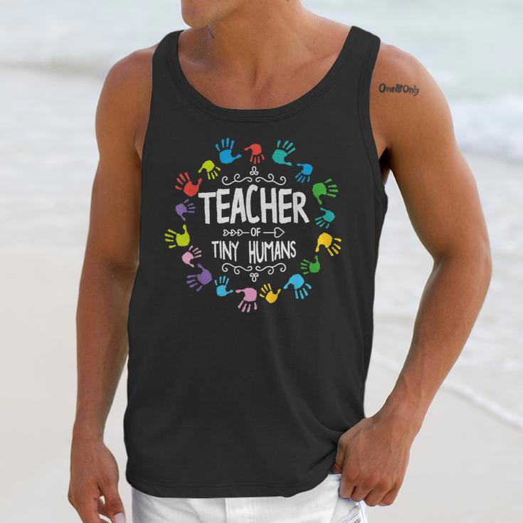 Teacher Of Tiny Humans Preschool Kindergarten Graduation Unisex Tank Top