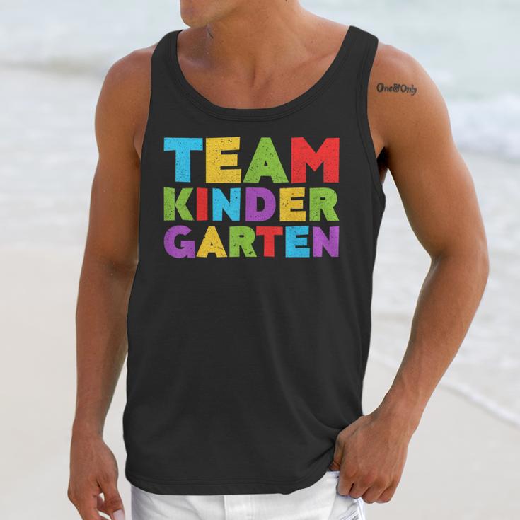 Team Kindergarten Shirt Teacher Back To School Graduation Men Women Girls Kids Unisex Tank Top