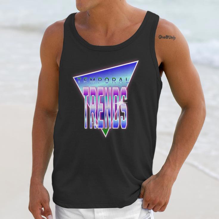 Temporal Trends Vaporwave Style Retro Nostalgia Look Unisex Tank Top Temporal Trends Vaporwave Style Retro Nostalgia Look Unisex Tank Top