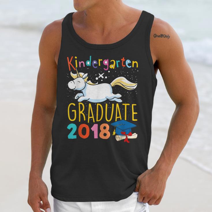 Unicorn Kindergarten Graduation Shirt Girls Unisex Tank Top