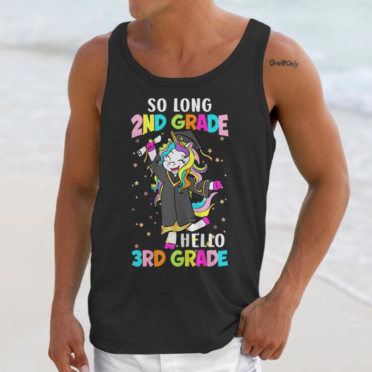 Unicorn So Long 2nd Grade Hello 3rd Grade Graduation Unisex Tank Top