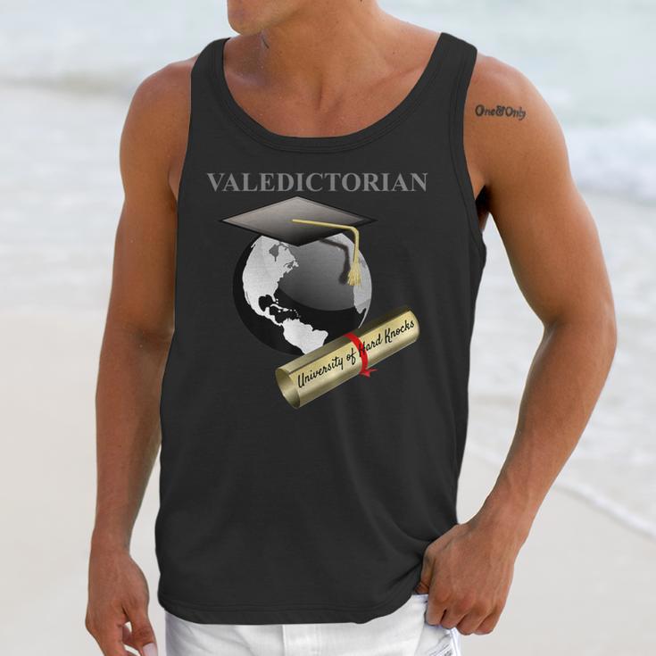 Valedictorian University Of Hard Knocks Graduation Tshirt Unisex Tank Top
