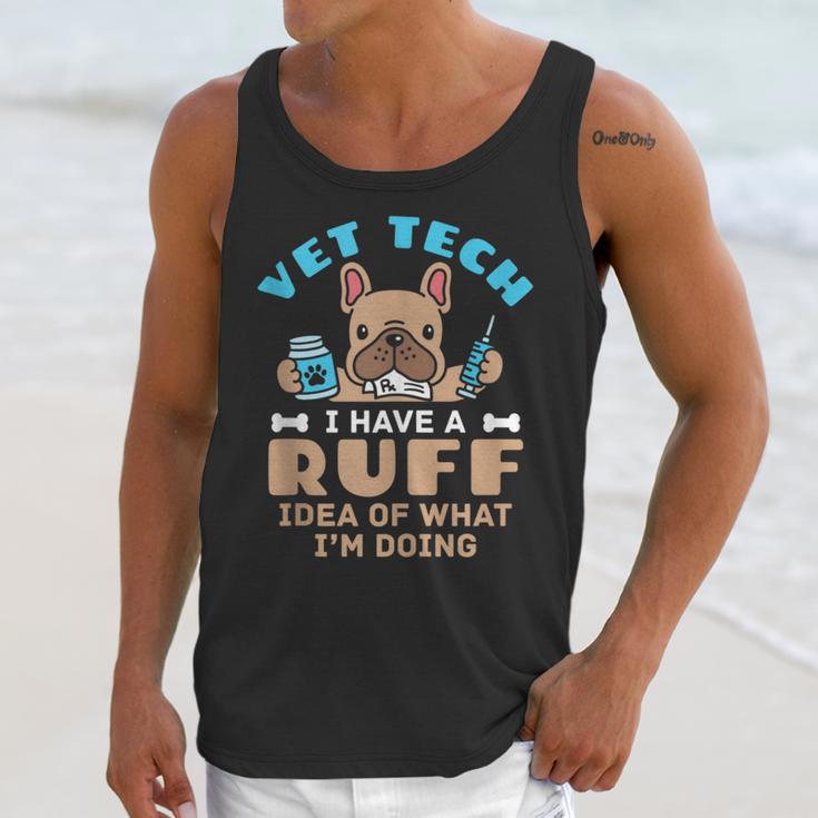 Vet Tech Veterinary Technician Graduation Ruff Idea Unisex Tank Top