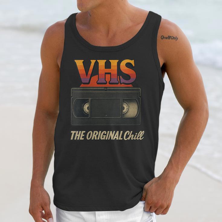 VHS Tape Nostalgia Old School Technology Humor Unisex Tank Top