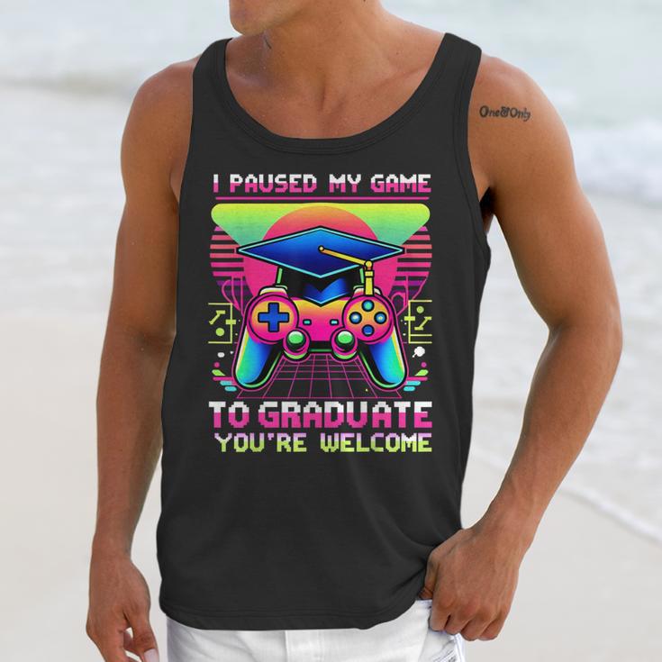 Video Gamer Graduate Graduation Grad Gaming Unisex Tank Top