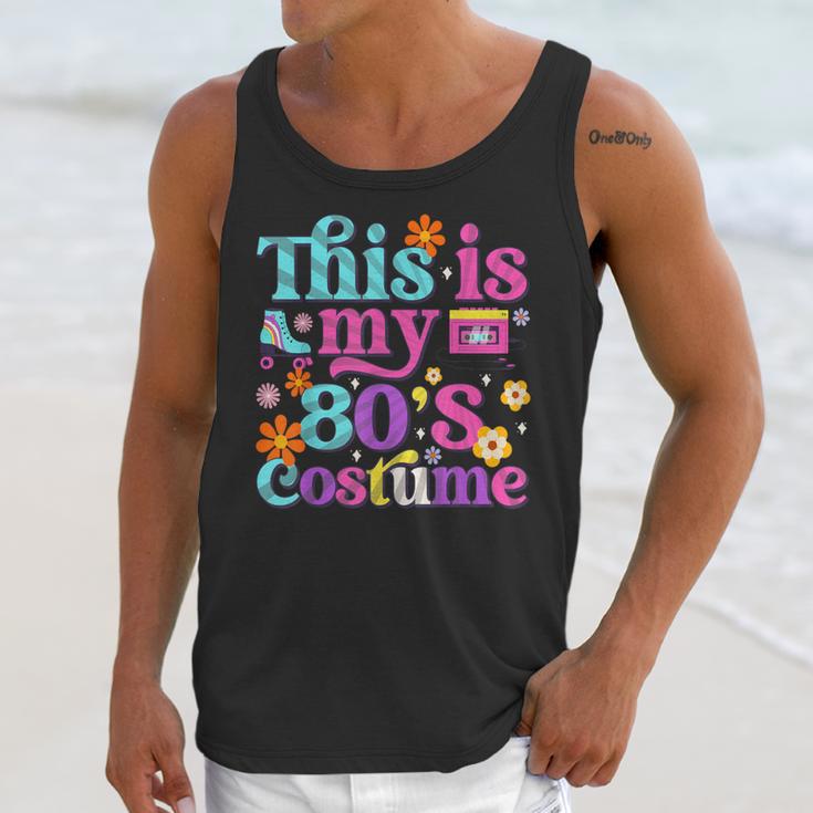 Vintage 80s Costume Nostalgia 1980s Fashion Cute Girls Women Unisex Tank Top
