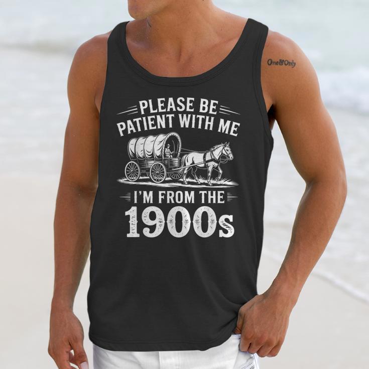 Vintage 90s Country Please Be Patient I'm From The 1900s Unisex Tank Top