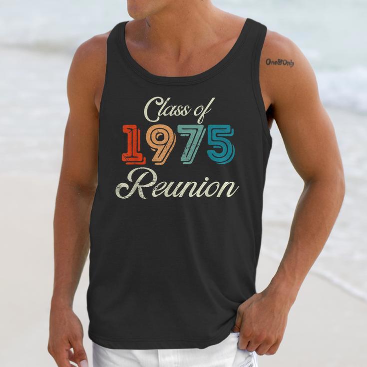 Vintage Class Of 1975 Reunion 50th Graduation Classmate Cool Unisex Tank Top