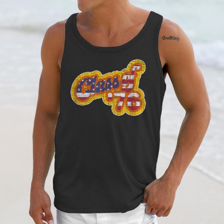 Vintage Class Of 1976 Bicentennial Graduation Year Unisex Tank Top