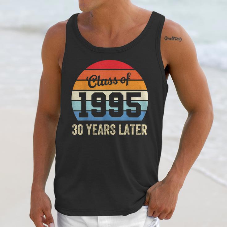 Vintage Class Of 1995 30 Years Later Reunion 30th Graduation Unisex Tank Top