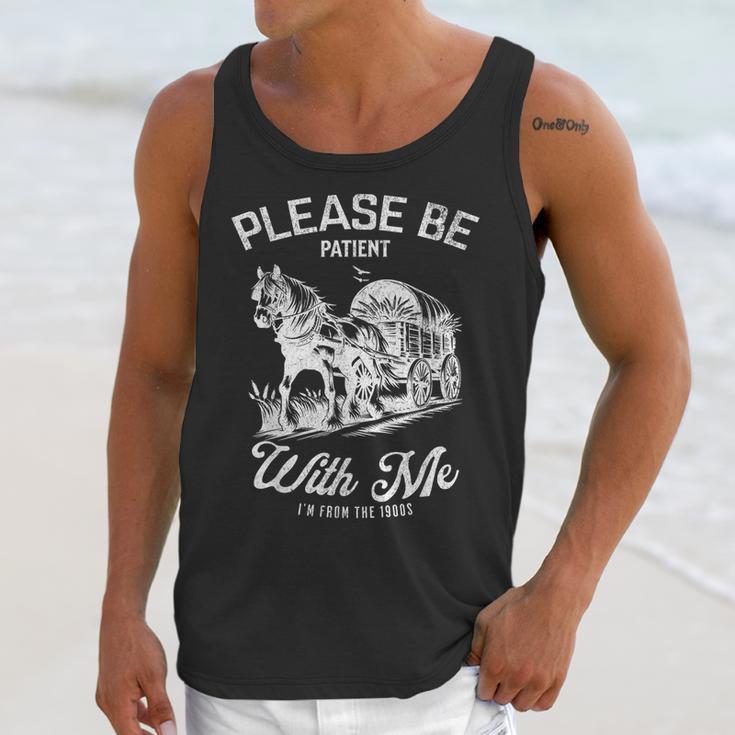 Vintage Horse Please Be Patient With Me I'm From The 1900s Unisex Tank Top Vintage Horse Please Be Patient With Me I'm From The 1900s Unisex Tank Top