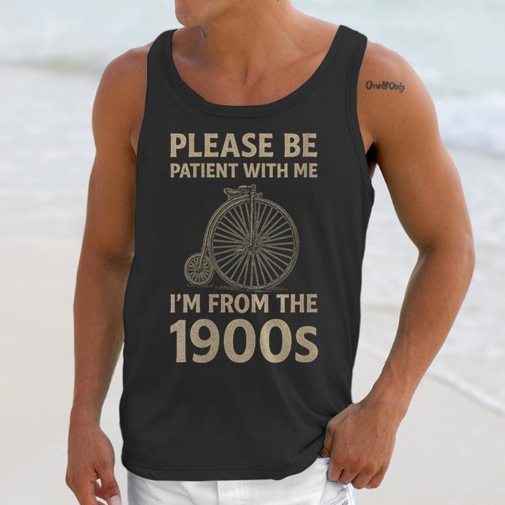 Vintage Please Be Patient With Me I'm From The 1900s Cycle Unisex Tank Top