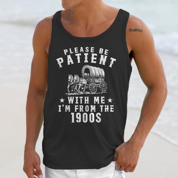 Vintage Please Be Patient With Me I'm From The 1900s Retro Unisex Tank Top Vintage Please Be Patient With Me I'm From The 1900s Retro Unisex Tank Top