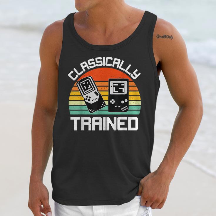 Vintage Retro Classically Trained Video Game 90s Nostalgia Unisex Tank Top Vintage Retro Classically Trained Video Game 90s Nostalgia Unisex Tank Top