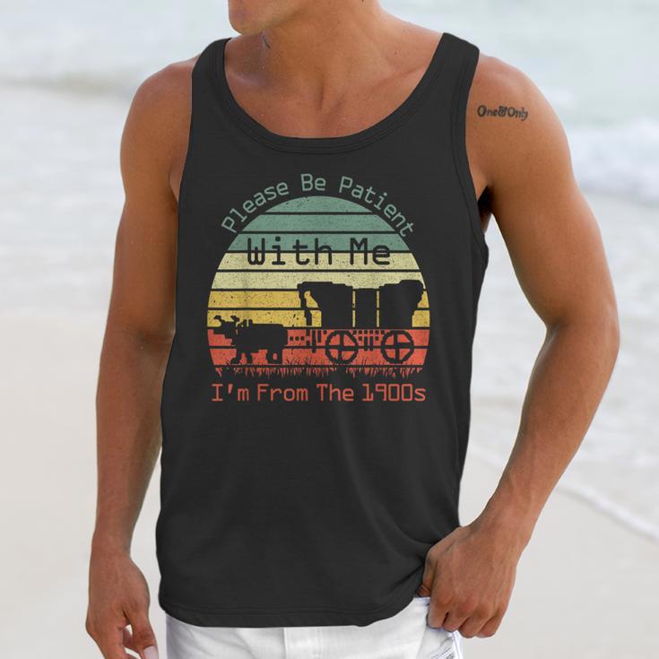 Vintage Sunset Please Be Patient With Me I'm From The 1900s Unisex Tank Top Vintage Sunset Please Be Patient With Me I'm From The 1900s Unisex Tank Top