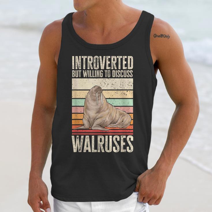 Walrus Lover Introvert Walrus Unisex Tank Top Walrus Lover Introvert Walrus Unisex Tank Top