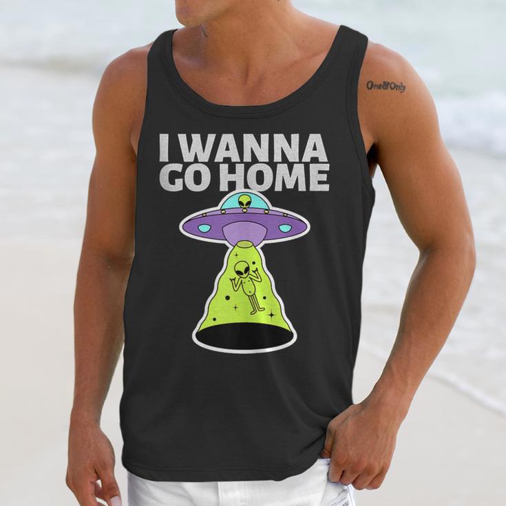 I Wanna Go Home Introvert UFO UAP Flying Saucer Trippy Alien Unisex Tank Top I Wanna Go Home Introvert UFO UAP Flying Saucer Trippy Alien Unisex Tank Top
