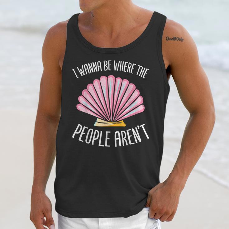 I Wanna Be Where The People Aren't Introverted Introvert Unisex Tank Top