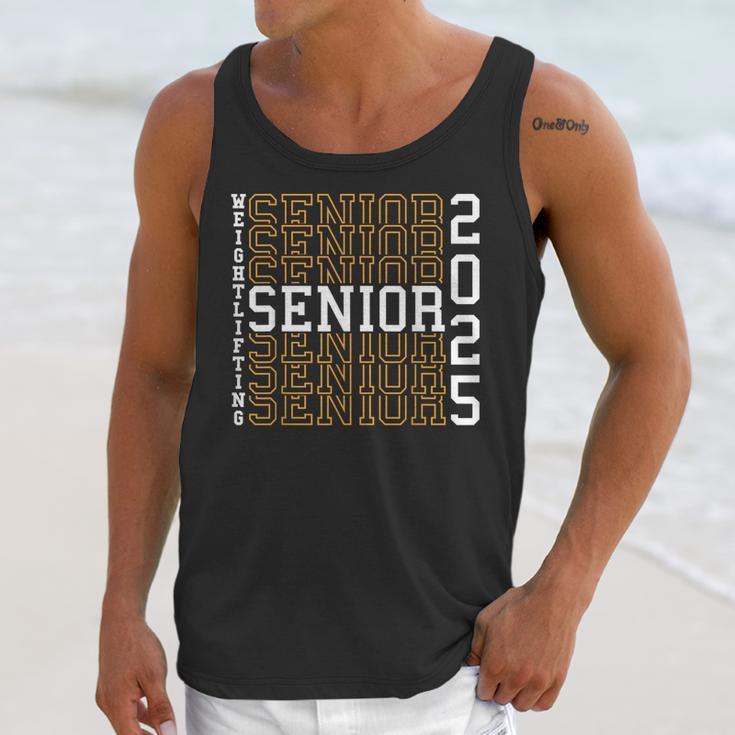 Weightlifting Senior Night Senior 2025 Graduation 42 Unisex Tank Top