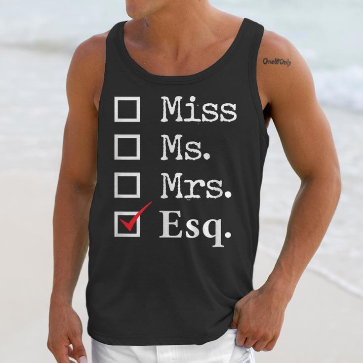 Women Lawyer Attorney Law School Graduation Lawyer Unisex Tank Top