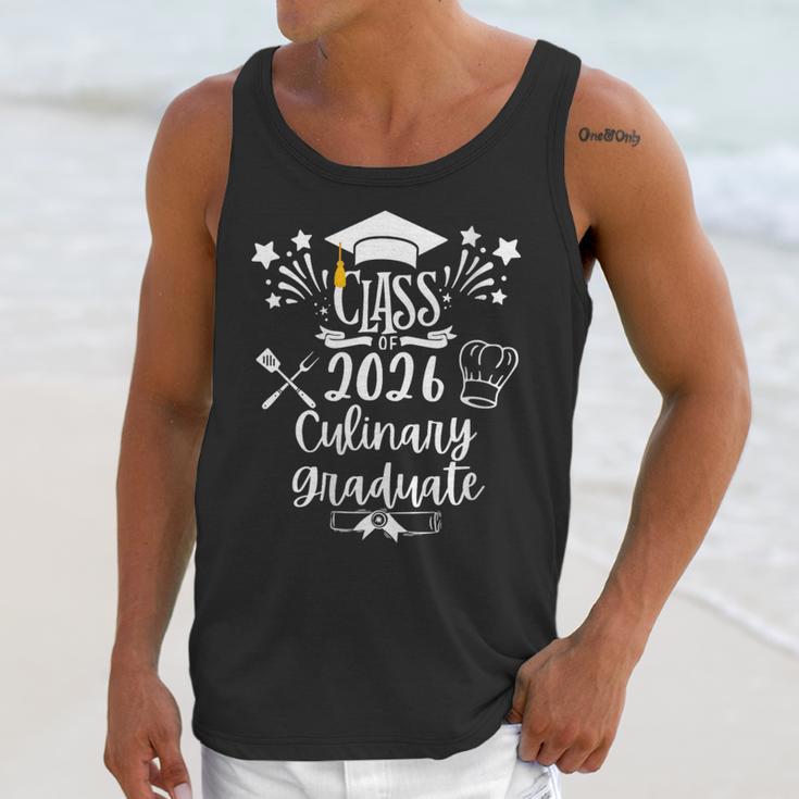 Women's Class Of 2026 Culinary Graduate Food Cuisine Chef Graduation Unisex Tank Top