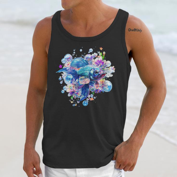 Women's Frutiger Aero Y2K Fish Unisex Tank Top Women's Frutiger Aero Y2K Fish Unisex Tank Top