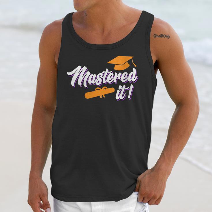 Women's Master Graduation 2026 Mastered It Master's Degree Unisex Tank Top